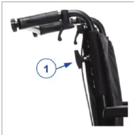 Vermeiren V500 Light 30° - Hauteur du dossier - 1