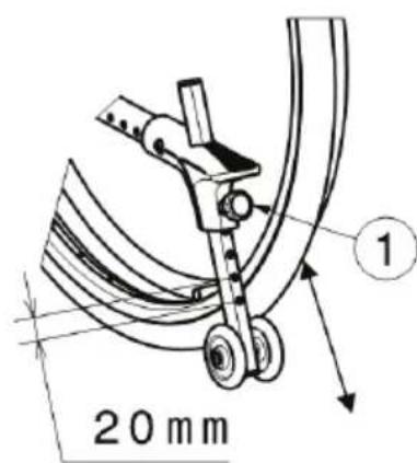Vermeiren V500 Light 30° - Regolazione delle routine antiribaltamento (se applicabile) - 1