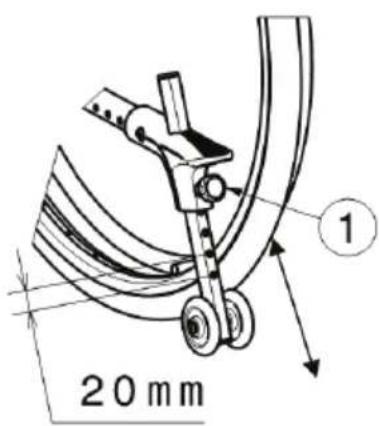 Vermeiren V500 Light 30° - Ajuste el antivuelco (si es aplicable) - 1
