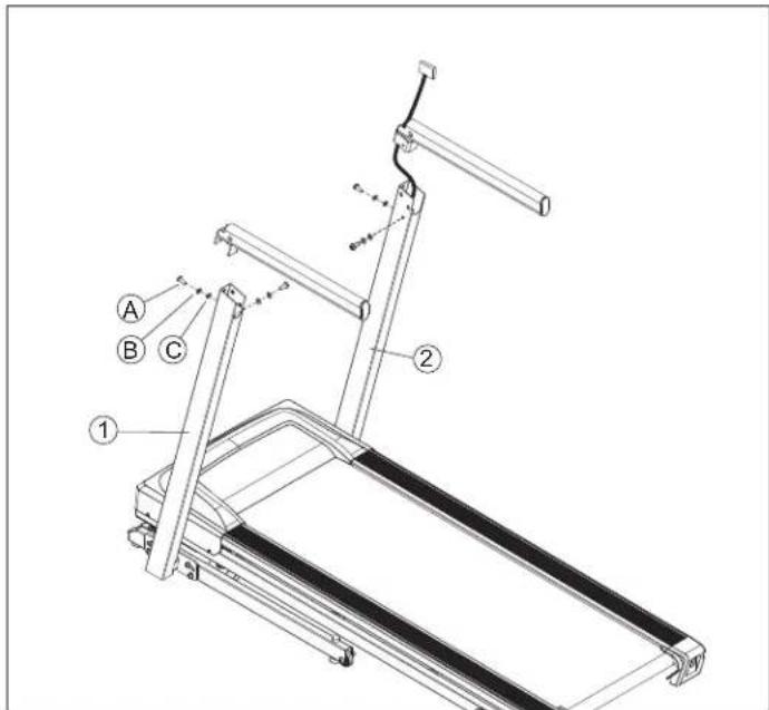 Schwinn SFT 3.1 - 组装步骤 3 - 1