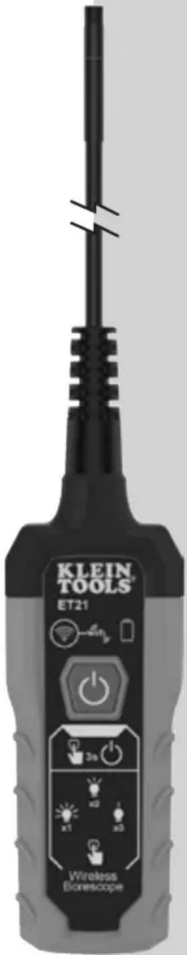 Klein Tools ET21 - MANUAL DE INSTRUCCIONES Boroscopio inalámbrico - 4