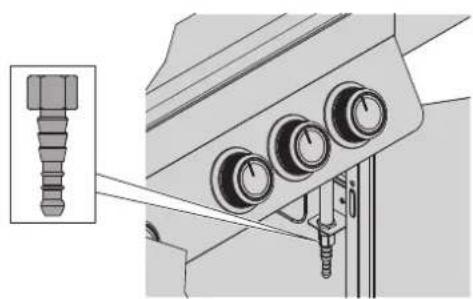 Roesle EPICFLAME PRO 4 - Schlauchanschlussstück befestigen - 2
