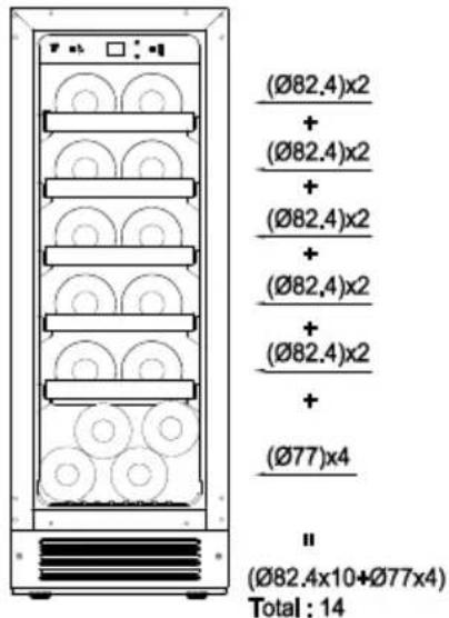 WHIRLPOOL WHWBU30S2HB - Temperatura recomendada para as BEBIDAS - 9