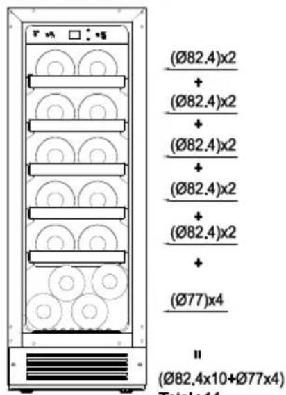 WHIRLPOOL WHWBU30S2HB - Temperatura recomendada para BEBIDAS - 2