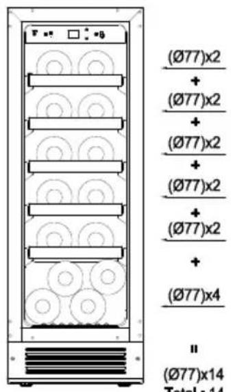 WHIRLPOOL WHWBU30S2HB - Temperatura recomendada para BEBIDAS - 1