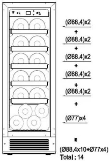 WHIRLPOOL WHWBU30S2HB - Temperatura recomendada para as BEBIDAS - 18