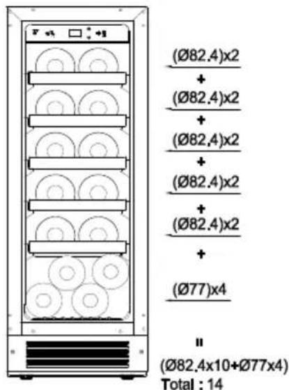 WHIRLPOOL WHWBU30S2HB - Storage diagram - 2