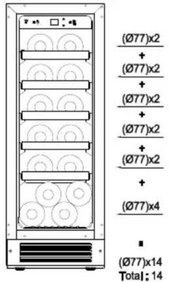 WHIRLPOOL WHWBU30S2HB - Temperatura recomendada para as BEBIDAS - 8