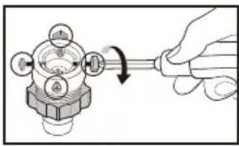CONTINENTAL EDISON CELS106W - ■ Connecter le tuyau d'entrée - 5