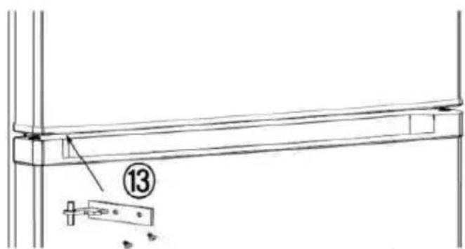 CONTINENTAL EDISON CEFC225NFS - REVERSING THE DOOR OPENING DIRECTION - 5