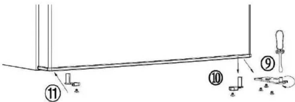 CONTINENTAL EDISON CEFC225NFS - REVERSING THE DOOR OPENING DIRECTION - 3