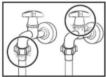 CONTINENTAL EDISON CELL1012DDW1 - ■ Connecter le tuyau d'entrée - 3