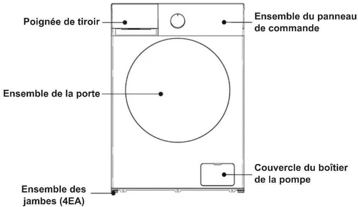 CONTINENTAL EDISON CELL1012DDW1 - LA MACHINE EST DESTINÉE À UN USAGE DOMESTIQUE UNIQUEMENT - 1