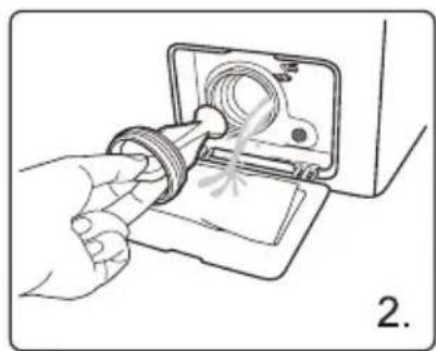 CONTINENTAL EDISON CELL1012DDW1 - ■ Nettoyage de la pompe de drainage - 4