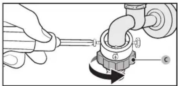 CONTINENTAL EDISON CELL1012DDW1 - ■ Connecter le tuyau d'entrée - 7