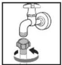 CONTINENTAL EDISON CELL1012DDW1 - ■ Connecter le tuyau d'entrée - 1