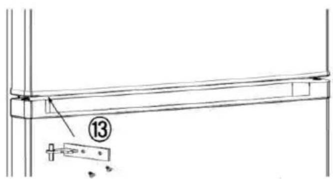 CONTINENTAL EDISON CEFC225NFB - REVERSING THE DOOR OPENING DIRECTION - 5