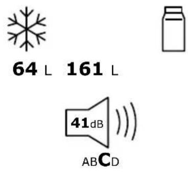 CONTINENTAL EDISON CEFC225NFB - KWh/annum - 6