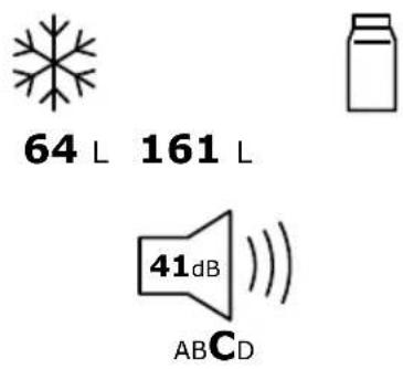 CONTINENTAL EDISON CEFC225NFB - KWh/annum - 10