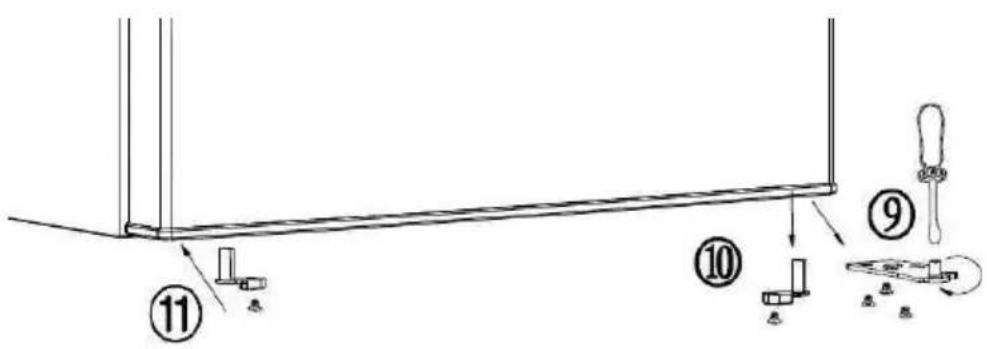 CONTINENTAL EDISON CEFC225NFB - REVERSING THE DOOR OPENING DIRECTION - 3