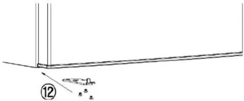 CONTINENTAL EDISON CEFC225NFB - inversion du SENS d'ouverture de la porte - 4
