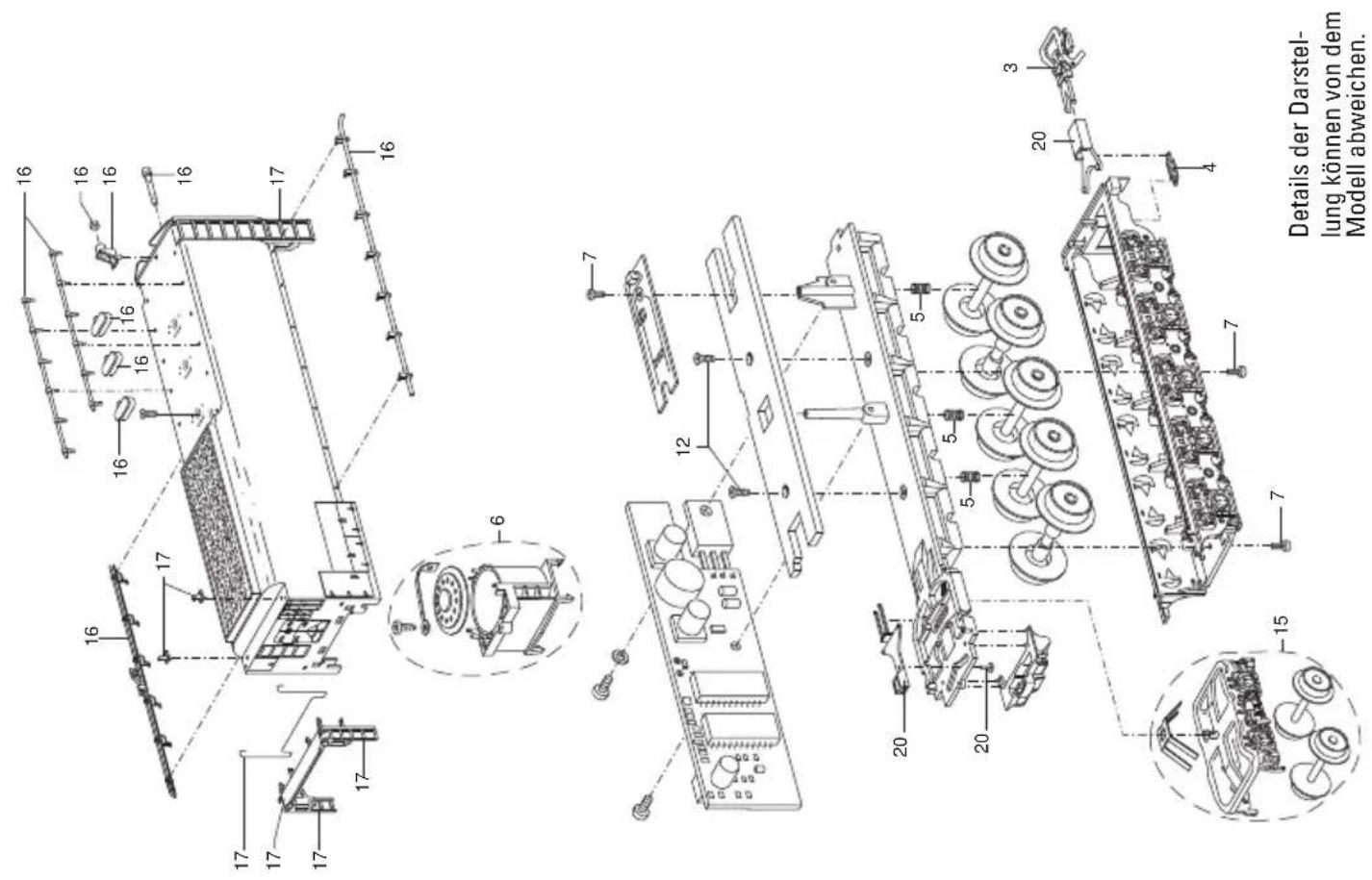 Märklin 39400 - Kupplungsaufnahme vorne: - 2