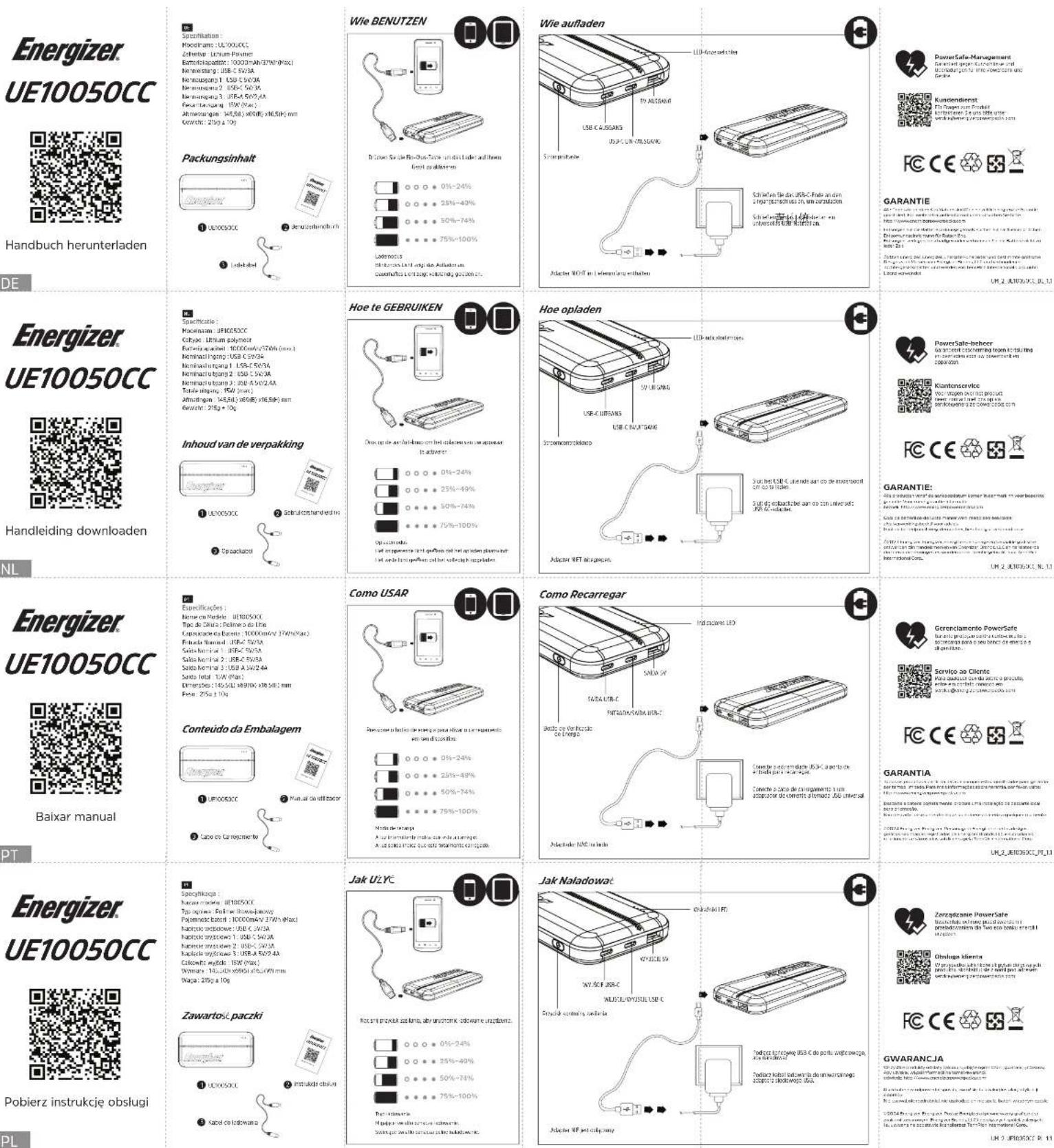 ENERGIZER UE10050CC - 2