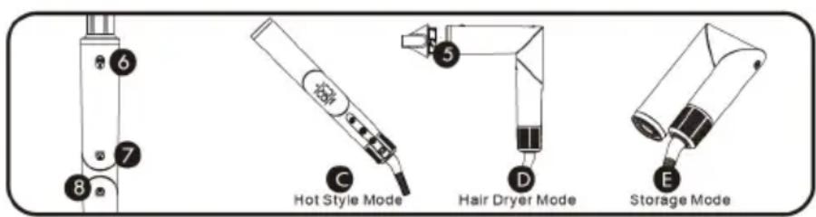 Sogo SS-3735 - ASSEMBLY &amp; DISASSEMBLY OF ACCESORIES - 2