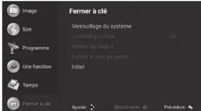 Sogo SS-4366 - Paramètres de Verrouillage - 1