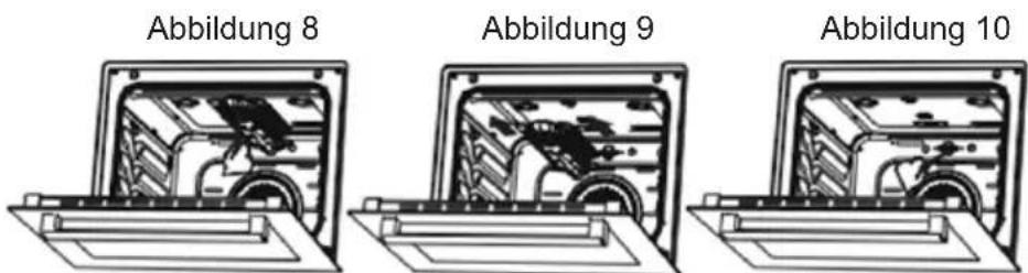 Sogo SS-24410 - Ausbau des unteren und oberen Brenners und Einbau der Einspritzdüse in den Gasherd: Ausbau des oberen Brenners: - 1