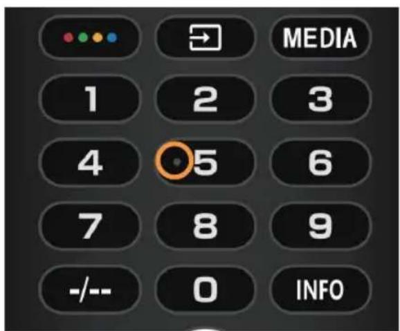 HAIER H32S80GFX - Kaugjuhtimispuldi nuppudel olevad kombatavad punktid - 1