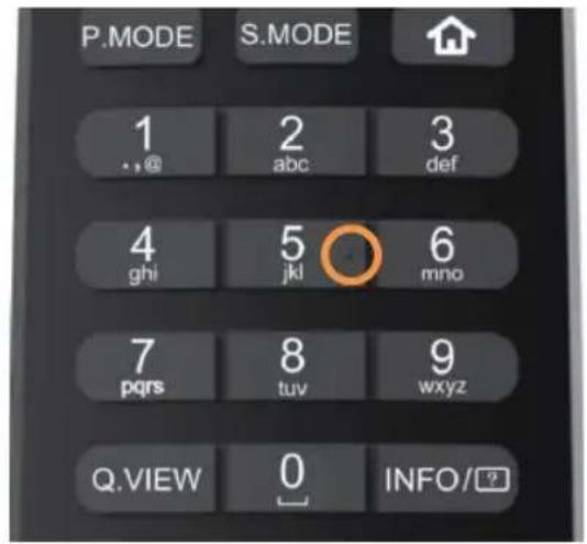 HAIER H32S80GFX - Taustes punkti uz tālvadības pults pogām - 2