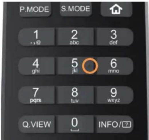 HAIER H32S80GFX - Тактилни точки върху бутоните на дистанционното управление - 2