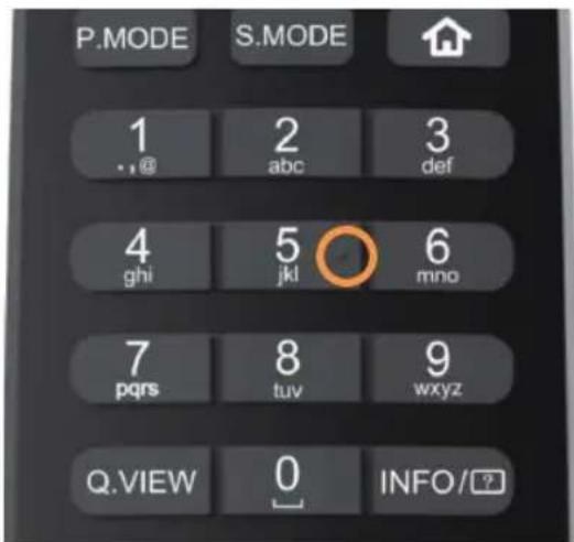 HAIER H32S80GFX - Kaugjuhtimispuldi nuppudel olevad kombatavad punktid - 2