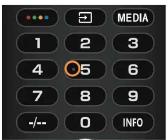 HAIER H32S80GFX - Uzaktan kumanda duğmelerindeki kabartmali noktalar - 1