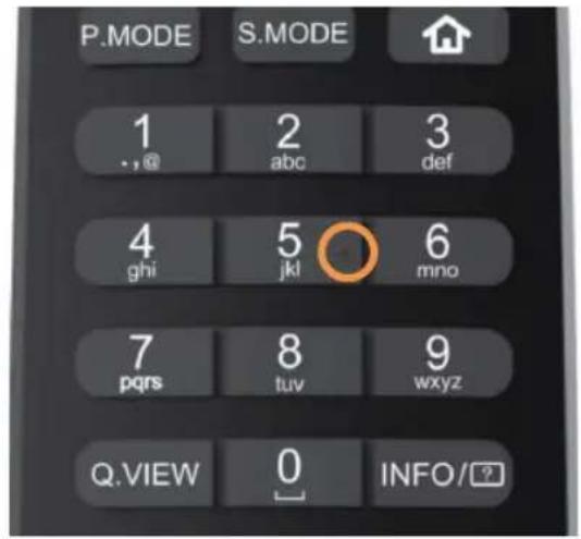 HAIER H32S80GFX - Snertipunktar á takkum fjarstyringar - 2