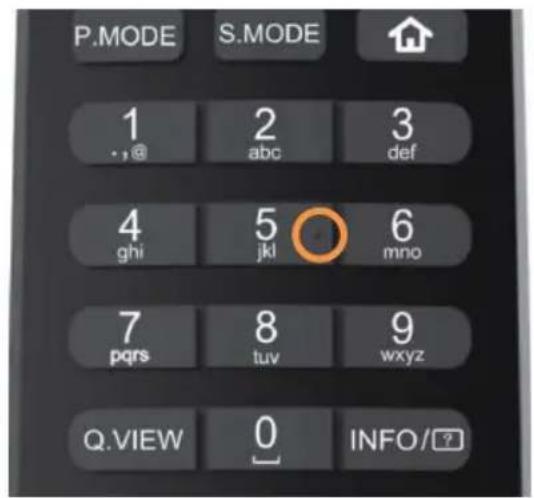 HAIER H32S80GFX - Taktilne pike na tipkah daljinskega upravljalnika - 2