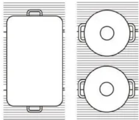 HAIER HAB32SC - Izmantojot tilta zonas funkciju - 1