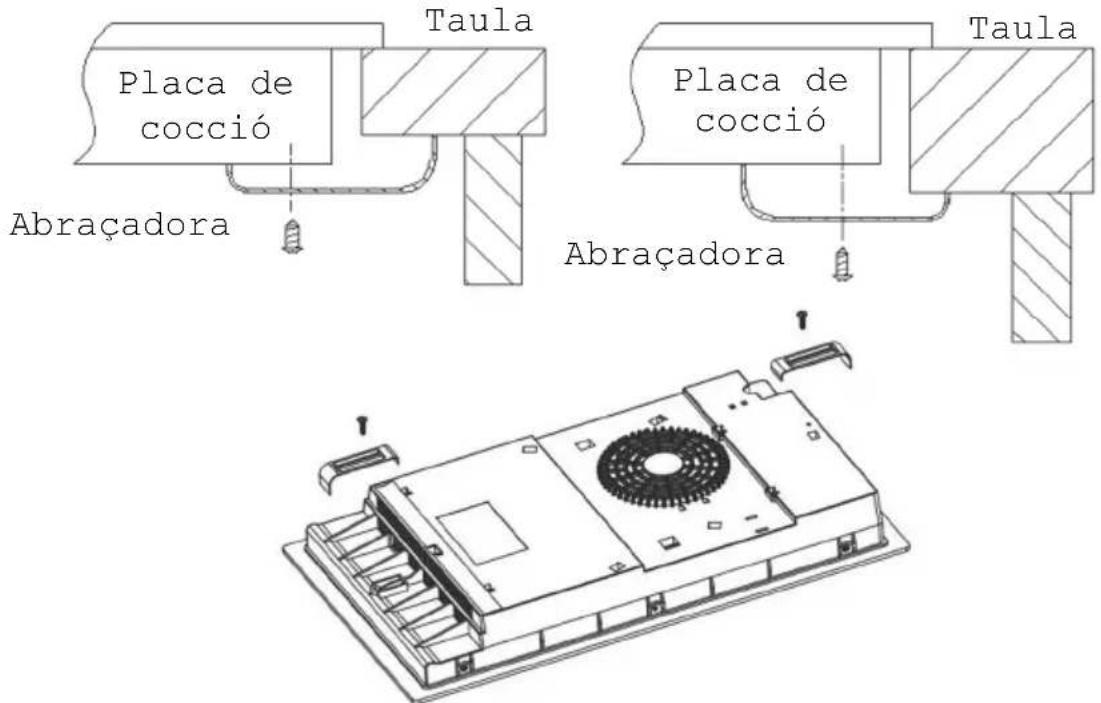 HAIER HAB32SC - Col·locar les abraçadores de fixació (2 unitats) - 1