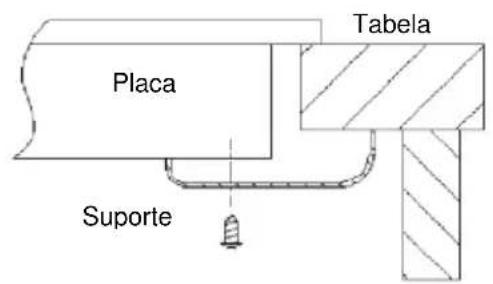 HAIER HAB32SC - Localizar os suportes de fixação (2 pçs) - 1