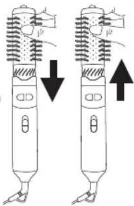 BEURER HT 85 - Step 1: Attaching/removing the brush attachment - 1