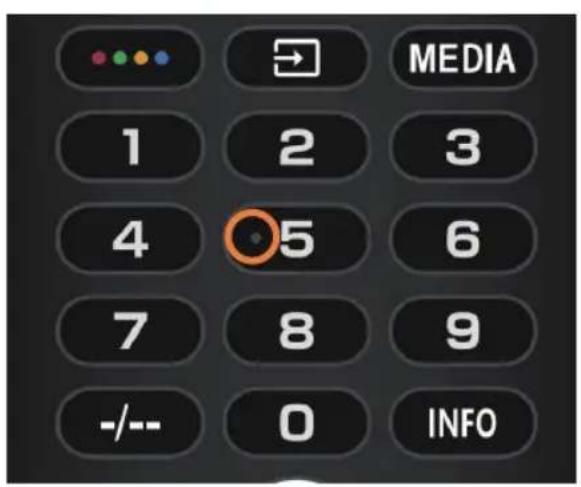 HAIER H43S80GUX - Тактилни точки на копчињата на далечинскиот управувач - 1