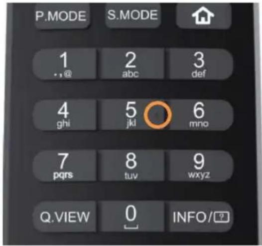 HAIER H43S80GUX - Тактильные точки на кнопках пульта ДУ - 2