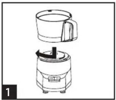 Commercial Chef CHFP4MB - HOW TO USE THE SHREDDING DISC - 1