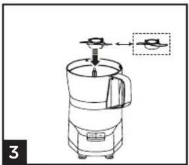Commercial Chef CHFP4MB - HOW TO USE S BLADE (CHOPPING/MIXING) - 3