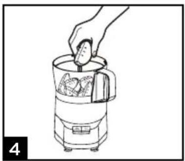 Commercial Chef CHFP4MB - HOW TO USE S BLADE (CHOPPING/MIXING) - 4