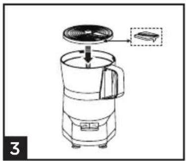 Commercial Chef CHFP4MB - COMMENT UTILISER LE DISQUE DE DÉCHIQUETAGE - 3