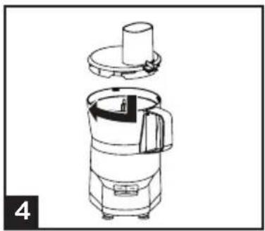 Commercial Chef CHFP4MB - COMMENT UTILISER LE DISQUE DE DÉCHIQUETAGE - 4