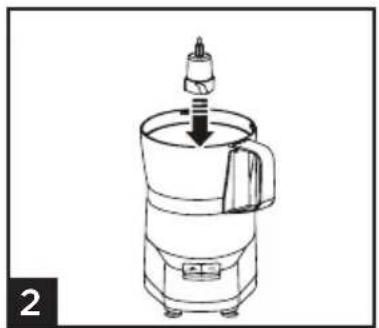 Commercial Chef CHFP4MB - HOW TO USE S BLADE (CHOPPING/MIXING) - 2