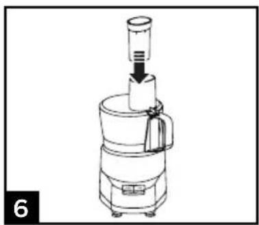 Commercial Chef CHFP4MB - HOW TO USE S BLADE (CHOPPING/MIXING) - 6